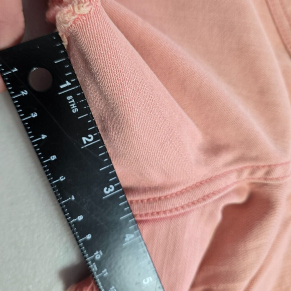 Torrid Jean Shorts Women's 14 Pink Distressed Raw Hem NWT - Picture 12 of 14